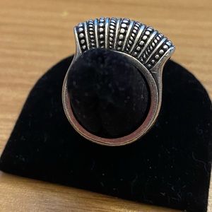 Bohemian 925 sterling silver ring